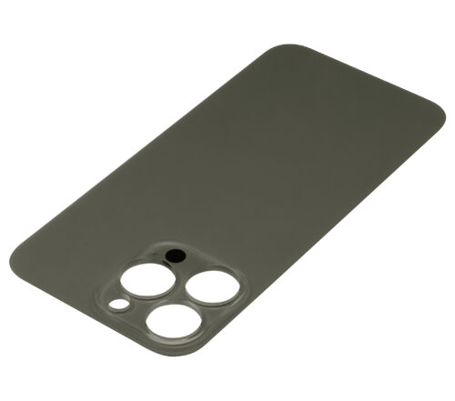 Verre arrière avec adhésif 3M pour iPhone 13 Pro (sans logo / grand trou pour la caméra) (Graphite) – Image 6