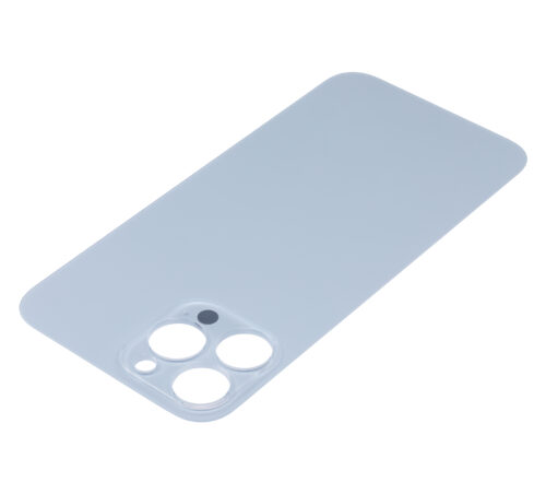 Verre arrière avec adhésif 3M pour iPhone 13 Pro Max (sans logo / grand trou pour la caméra) (Bleu Sierra) – Image 5