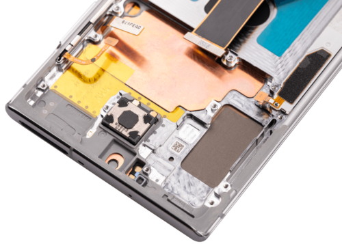 Écran OLED avec cadre pour Samsung Galaxy Note 10 Plus / 5G (Pièce de rechange Plus) (Aura Glow / Argent) – Image 8