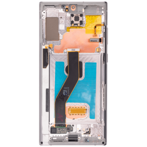 OLED Assembly With Frame For Samsung Galaxy Note 10 Plus / 5G (Aftermarket Plus) (Aura Glow / Silver) – Image 4