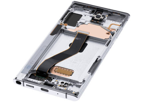 OLED Assembly With Frame For Samsung Galaxy Note 10 Plus / 5G (Aftermarket Plus) (Aura White) – Image 6