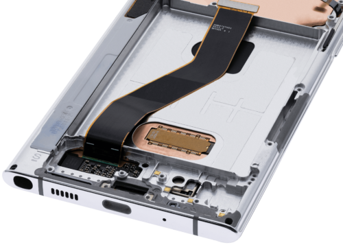 OLED Assembly With Frame For Samsung Galaxy Note 10 Plus / 5G (Aftermarket Plus) (Aura White) – Image 10