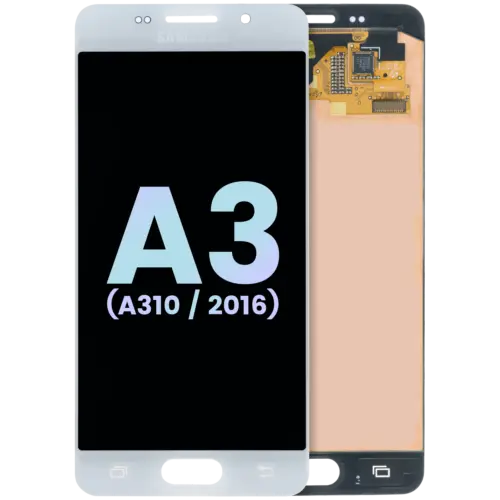 LCD Assembly Without Frame For Samsung Galaxy A3 (A310 / 2016) (Service Pack) (White)