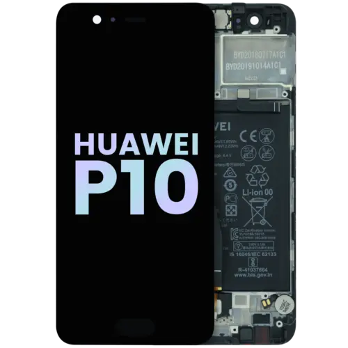 LCD Assembly With Frame For Huawei P10 (Genuine OEM) (Black)