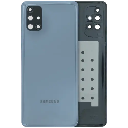 Cache arrière avec lentille de caméra pour Samsung Galaxy M51 (M515 / 2020) (Service Pack) (noir)