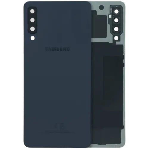 Back Cover With Camera Lens For Samsung Galaxy A7 (A750 / 2018) (Service Pack) (Black)