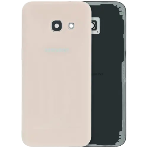 Back Cover Glass With Camera Lens For Samsung Galaxy A3 (A320 / 2017) (Service Pack) (Pink)