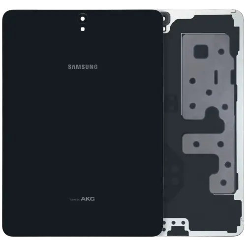 Back Cover With Camera Lens For Samsung Galaxy Tab S3 9.7" (T820) (2017) (Service Pack) (Black)