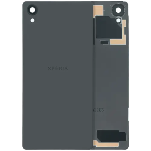 Back Cover Glass With Camera Lens For Sony Xperia X (Genuine) (Black)
