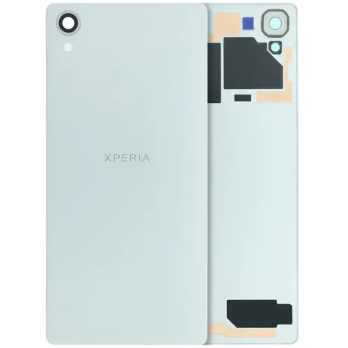 Back Cover Glass With Camera Lens For Sony Xperia X (Genuine) (White)