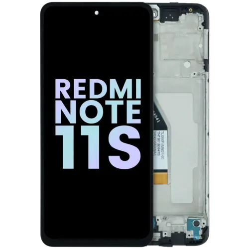 OLED Assembly With Frame For Xiaomi Redmi Note 11S 5G / Note 11T 5G / Poco M4 Pro 5G (Genuine) (Black)