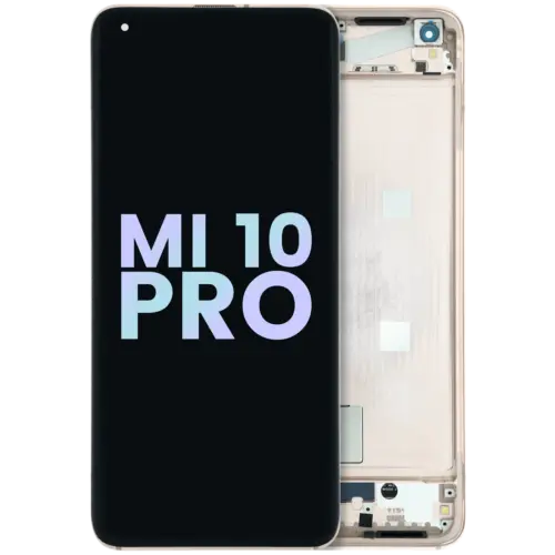 OLED Assembly With Frame For Xiaomi Mi 10 Pro (Genuine) (White)