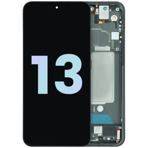 OLED Assembly With Frame For Xiaomi 13 5G (Genuine) (Black)