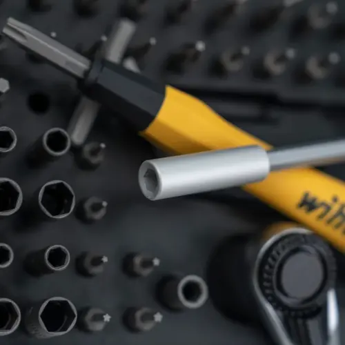 65 Piece ESD Safe Master Technician Ratchet and MicroBit Set (Wiha) – Image 8