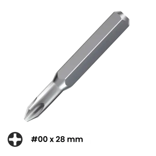 Phillips MicroBit #00 × 28mm (Wiha)