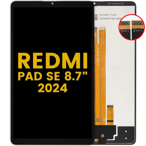 Écran LCD complet sans cadre pour Xiaomi Redmi Pad SE 8.7" (2024) (reconditionné) (toutes couleurs)