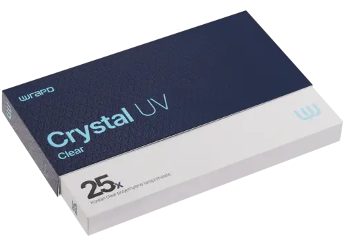 Wrapd Crystal UV - UV PET protection d'écran Film (25 lot) (Clear) – Image 5