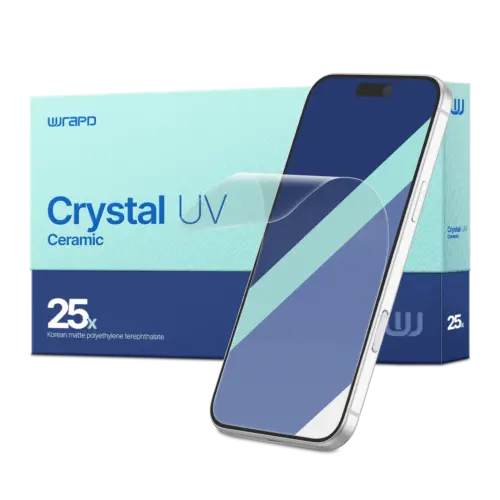 Wrapd Crystal UV - UV PET protection d'écran Film (25 lot) (Matte) – Image 3