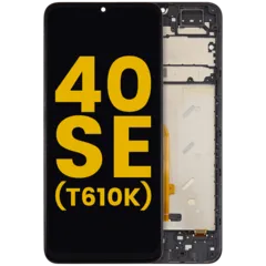 Écran LCD complet avec cadre pour TCL 40 SE (T610K) (reconditionné) (toutes couleurs)
