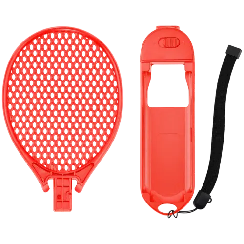 Tennis Racket pour Nintendo Switch 2 Joy-Con Controller (rouge) (lot de 2)