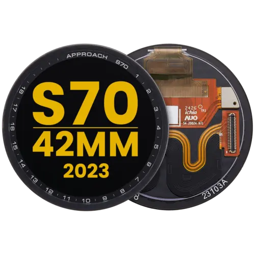 OLED Assembly Without Frame For Garmin Approach S70 (42mm) (2023) (Premium) (Black)