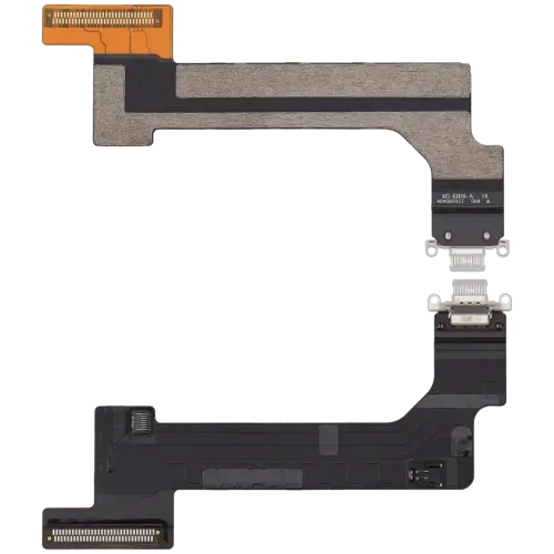Charging Port Flex Cable For iPad 10 (2022) (Cellular) (Used OEM Pull: Grade A) (Silver) – Image 2