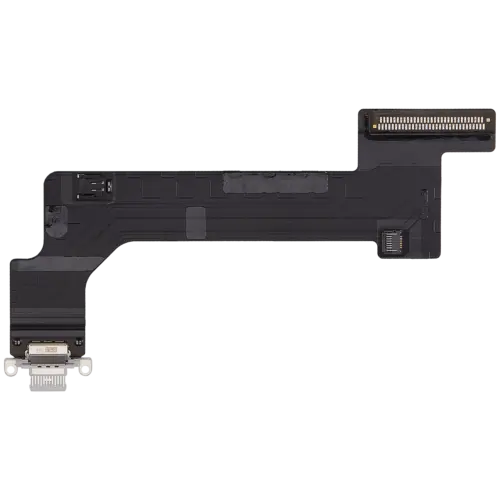 Charging Port Flex Cable For iPad 10 (2022) (Cellular) (Used OEM Pull: Grade A) (Silver) – Image 3