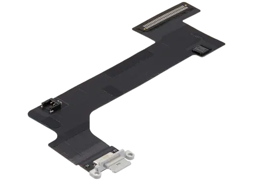 Charging Port Flex Cable For iPad 10 (2022) (Cellular) (Used OEM Pull: Grade A) (Silver) – Image 5