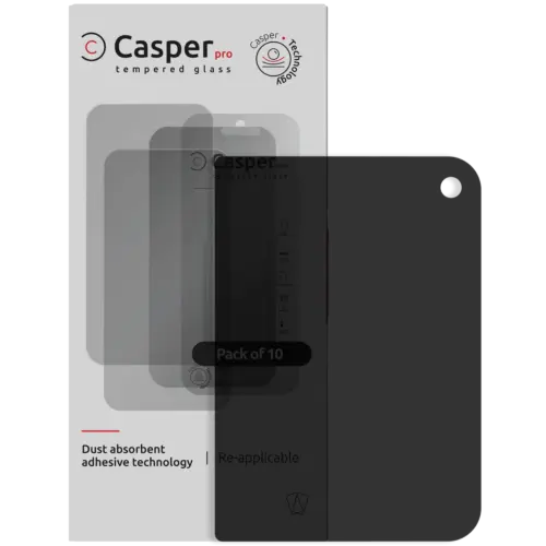 Casper Pro Tempered Glass Compatible For iPhone Duo (10 Pack) (Privacy)