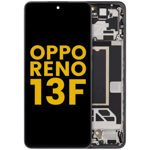 Bloc écran OLED avec cadre pour Oppo Reno13 F 4G / 5G (reconditionné) (Graphite Grey) – Image 11