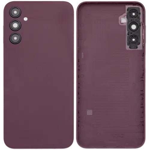 Back Cover With Camera Lens For Samsung Galaxy A14 5G (A146 / 2023) (No Logo) (Aftermarket Plus) (Dark Red) – Image 2