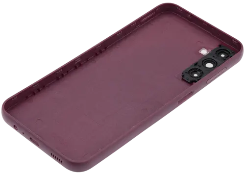 Back Cover With Camera Lens For Samsung Galaxy A14 5G (A146 / 2023) (No Logo) (Aftermarket Plus) (Dark Red) – Image 7