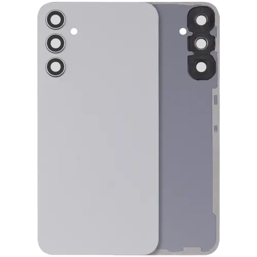Back Cover With Camera Lens For Samsung Galaxy A34 5G (A346 / 2023) (No Logo) (Aftermarket Plus) (Silver)
