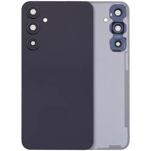 Back Cover Glass With Camera Lens For Samsung Galaxy A35 5G (A356 / 2024) (No Logo) (Aftermarket Plus) (Navy)