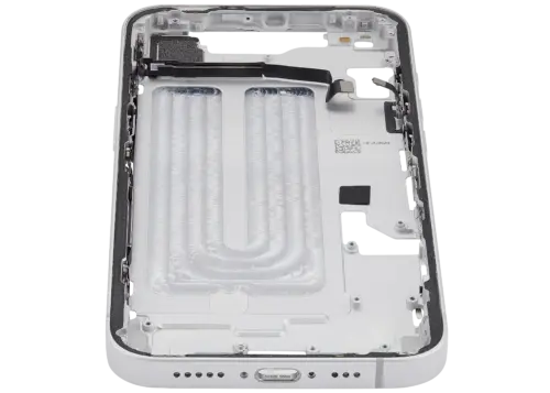 Mid-cadre châssis W/ Small Parts pour iPhone 16e / 17e (EU / Global Version) (Used OEM Pull: Grade B) (blanc) – Image 6