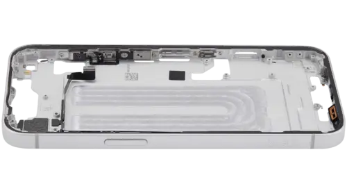 Mid-cadre châssis W/ Small Parts pour iPhone 16e / 17e (EU / Global Version) (Used OEM Pull: Grade B) (blanc) – Image 2