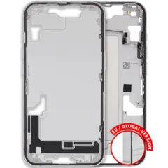 Mid-cadre châssis W/ Small Parts pour iPhone 16e / 17e (EU / Global Version) (Used OEM Pull: Grade C) (blanc)