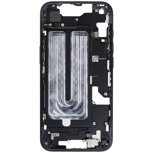 Mid-cadre châssis W/ Small Parts pour iPhone 16e / 17e (EU / Global Version) (Used OEM Pull: Grade C) (noir) – Image 2