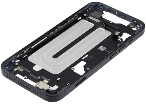 Mid-cadre châssis W/ Small Parts pour iPhone 16e / 17e (EU / Global Version) (Used OEM Pull: Grade C) (noir) – Image 6