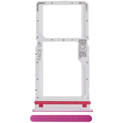 Sim Card Tray For Motorola Moto G37 Power (XT2625 / 2026) (Fuchsia Red)