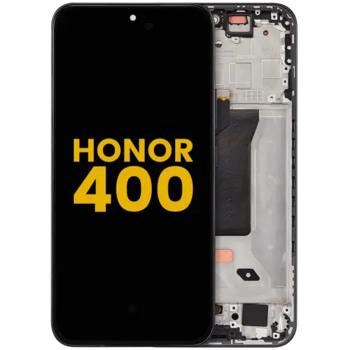 OLED Assembly With Frame For Honor 400 (Refurbished) (Midnight Black)