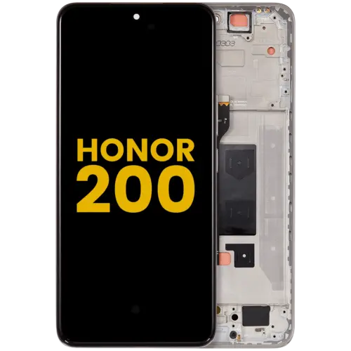 OLED Assembly With Frame For Honor 200 (Refurbished) (Coral Pink)