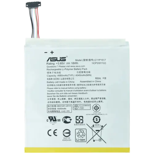 Replacement Battery For Asus ZenPad 10 Z300M P00C (Service Pack) (C11P1517)