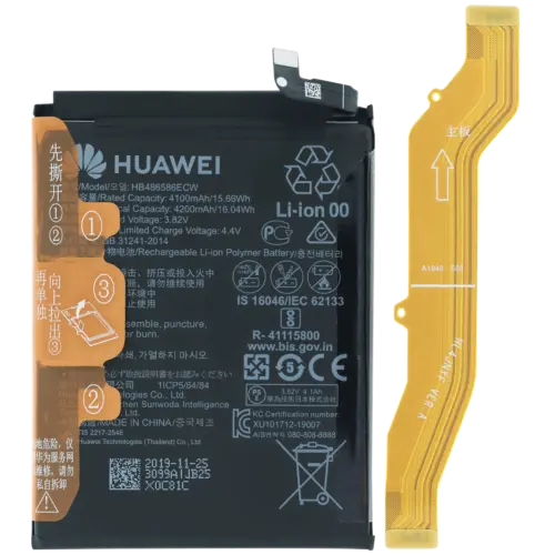 De remplacement batterie pour Huawei P40 Lite E ART-L29 (d'origine) (HB486586ECW)