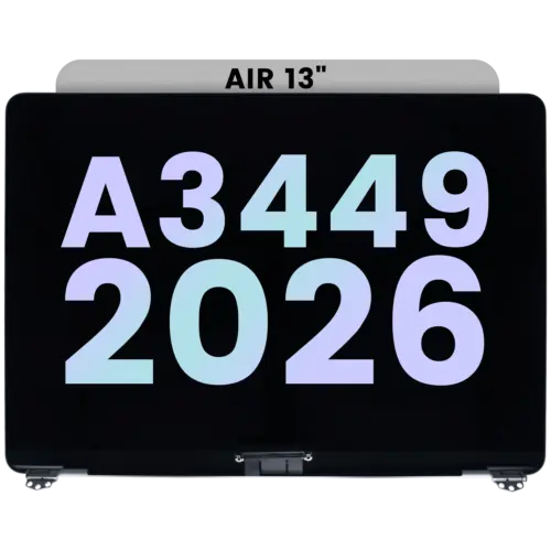 Complete LCD Display Assembly For MacBook Air 13" A3449 (2026) (Genuine OEM) (Silver)