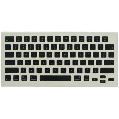 Keycap Kit (ANSI US Layout) For MacBook Air 13" A3449 (2026) / MacBook Air 15" A3448 (2026) (Genuine OEM) (Silver / Starlight)