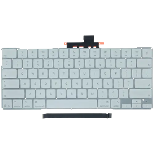 Keyboard (ANSI US) (No Touch ID) For MacBook Neo (2026) (Genuine OEM) (Silver)