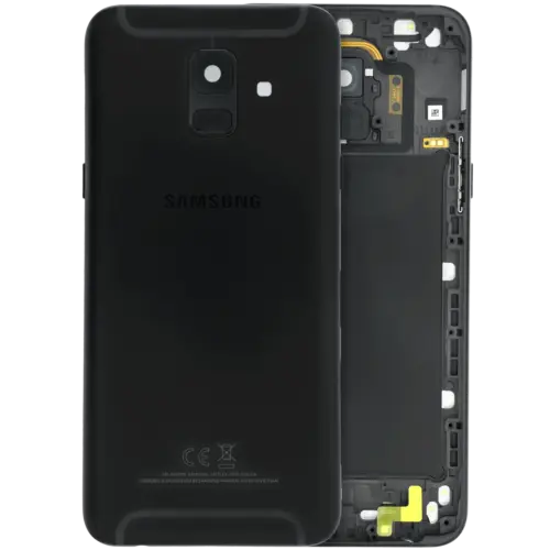 Back Cover For Samsung Galaxy A6 (A600 / 2018) (Service Pack) (Black)