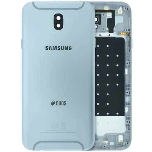 Cache arrière pour Samsung Galaxy J7 Pro (J730 / 2017) (Service Pack) (argent)