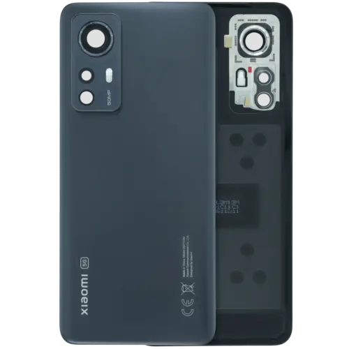 Back Cover Glass for Xiaomi 12 (Service Pack) (Gray)